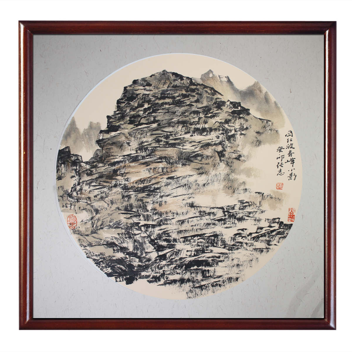 冈仁波齐峰小影  张志老师国画作品