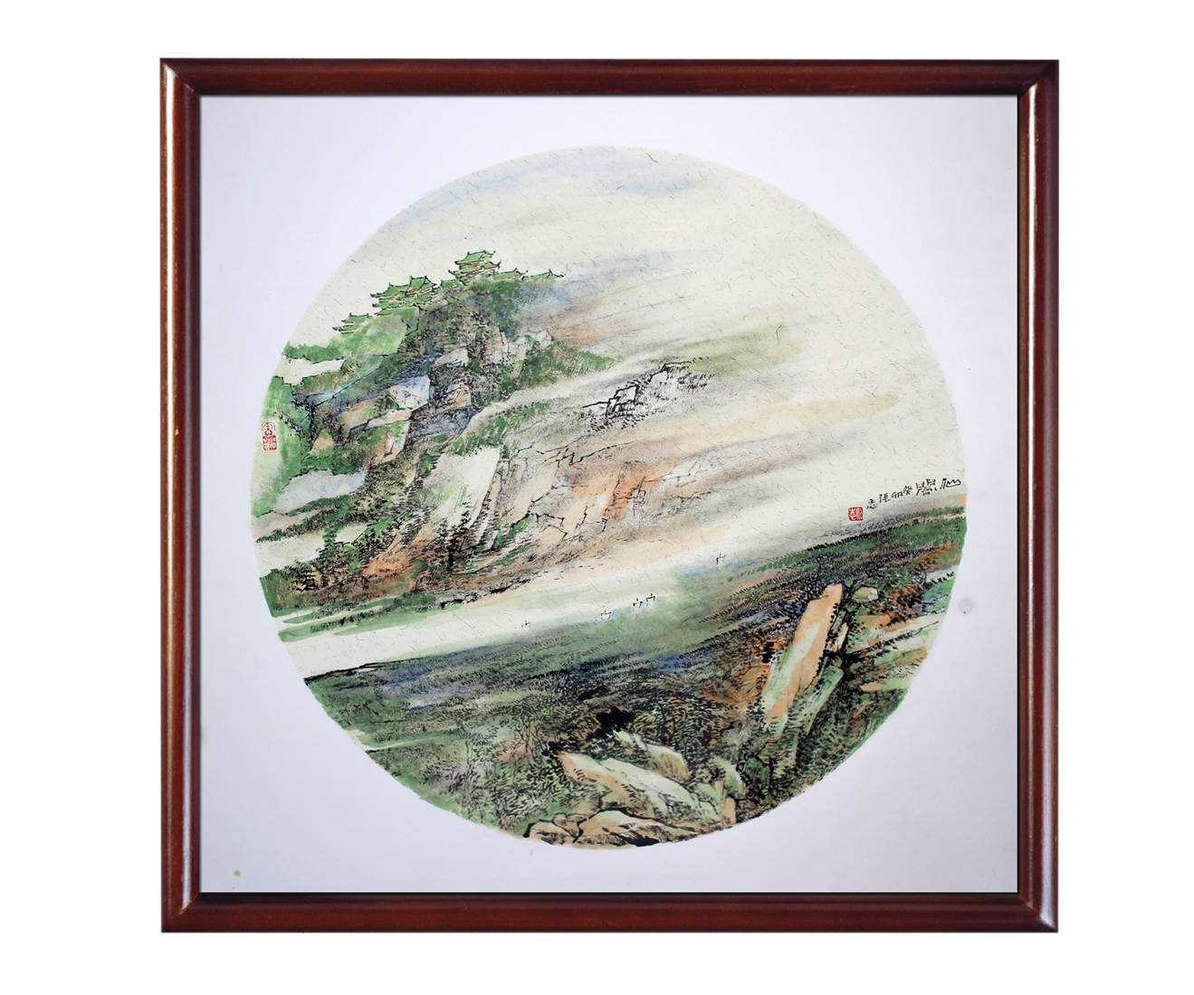 仙阁图 &nbsp;&nbsp;张志老师国画作品