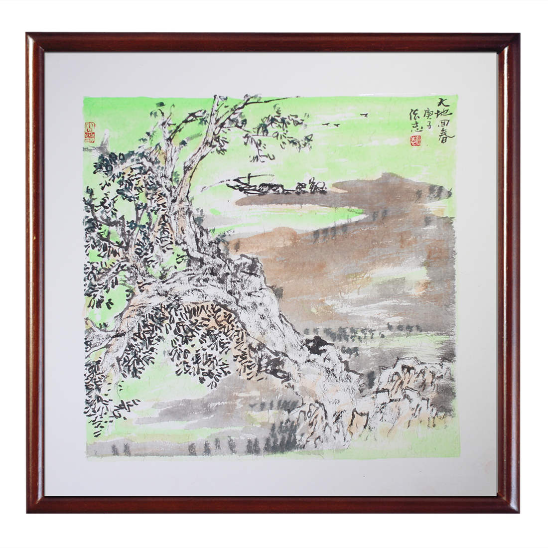 大地回春图   张志老师国画作品
