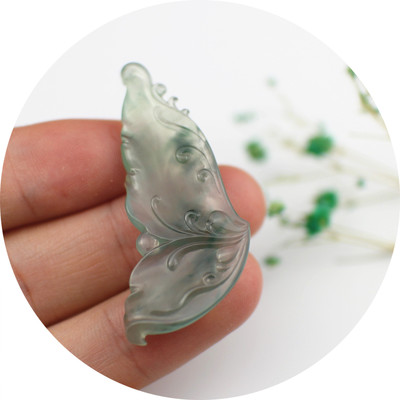 91679-翡翠 冰种 飘花 蝴蝶仙子