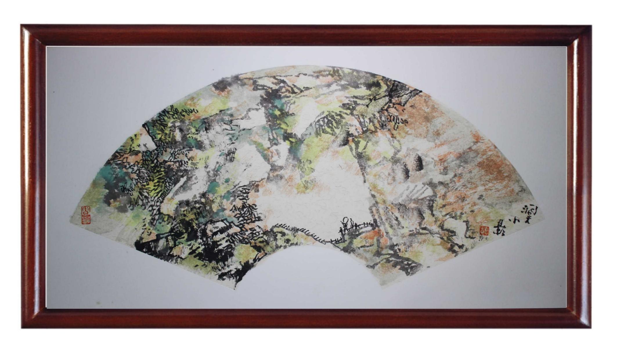 张志老师国画作品 &nbsp;洞天小影